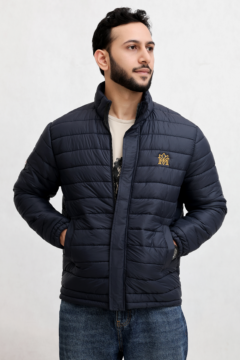 MODEVRO – Premium Unisex Navy Blue 40D Nylon Puffer Jacket
