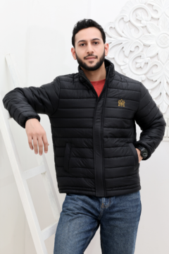 MODEVRO - Premium Unisex Black Nylon Puffer Jacket